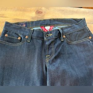 Lucky brand women’s size 28 boot cut dark denim jeans